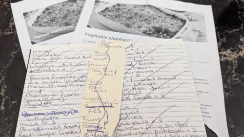Recipes, shopping lists & meal planning