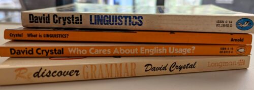 Four language books by David Crystal