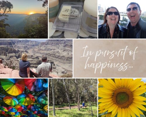 Collage of happy photos